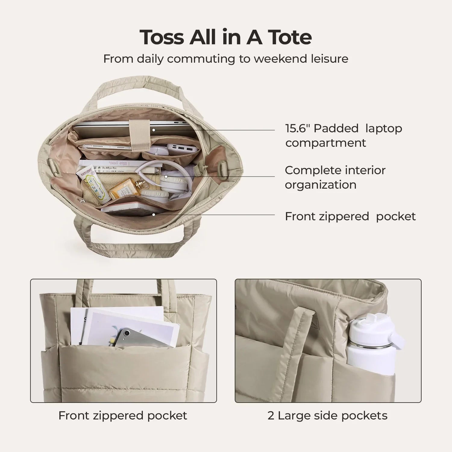 Bubble 21L Puffy Tote