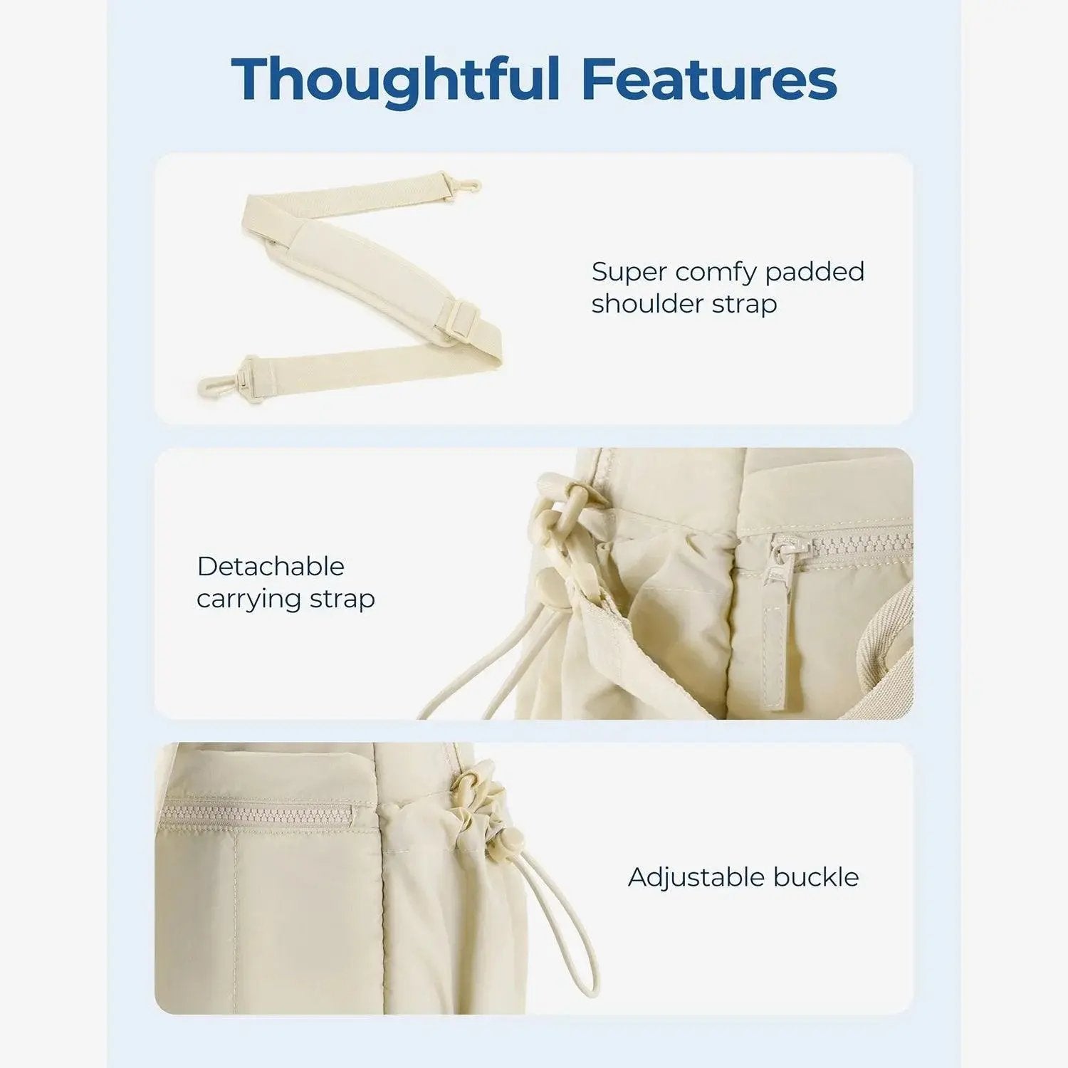 Puffy Water-Resistant Gym & Travel Duffle Bag