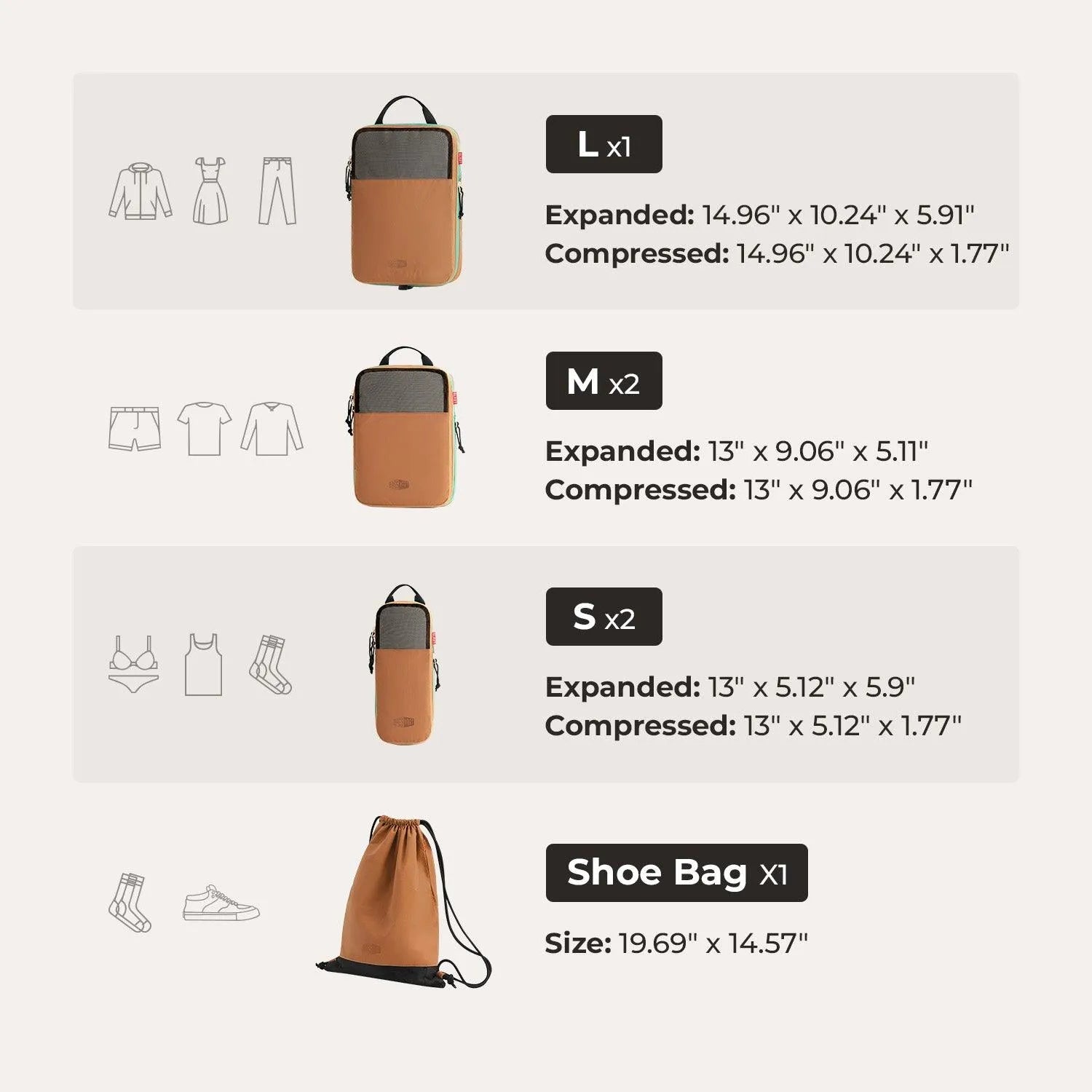 Blast Packing Cubes (Free-Gift)