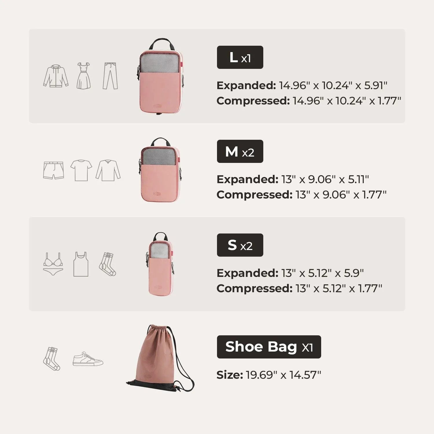 Blast Packing Cubes (Free-Gift)