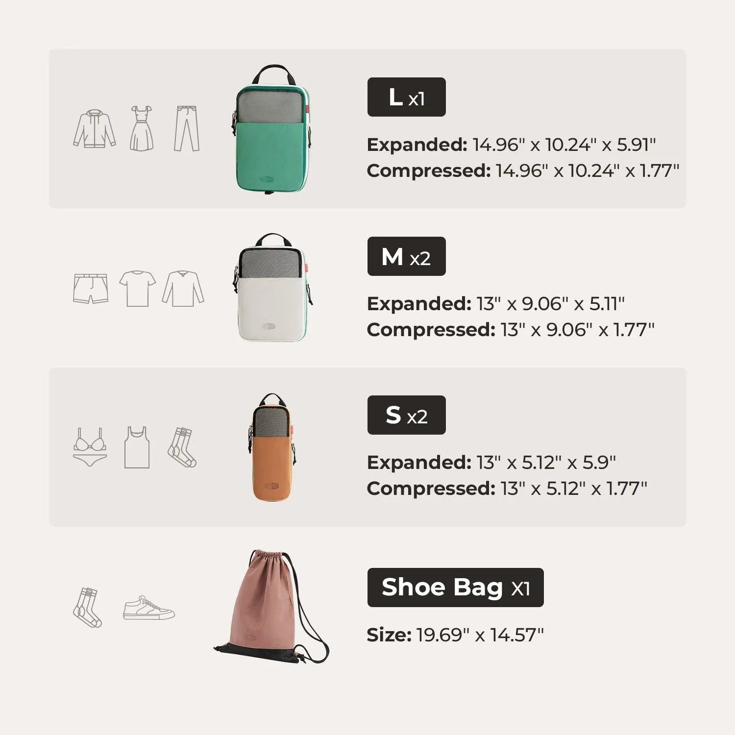 Blast Packing Cubes (Free-Gift)