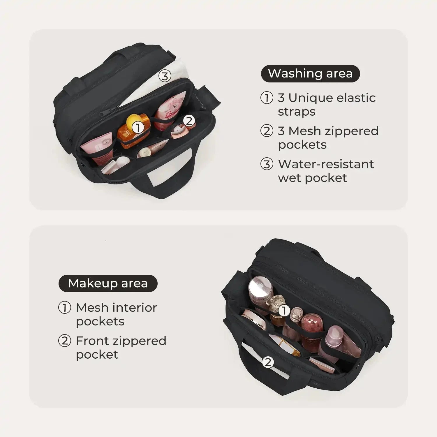 Crush Hanging Toiletry Bag