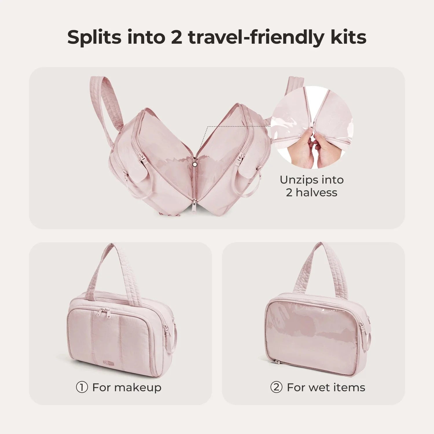 Crush Hanging Toiletry Bag