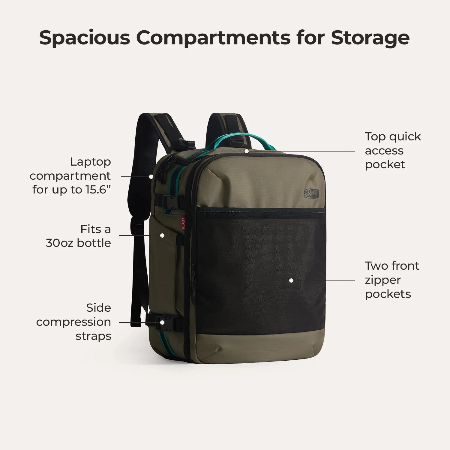 Blast Pro 40L Travel Backpack