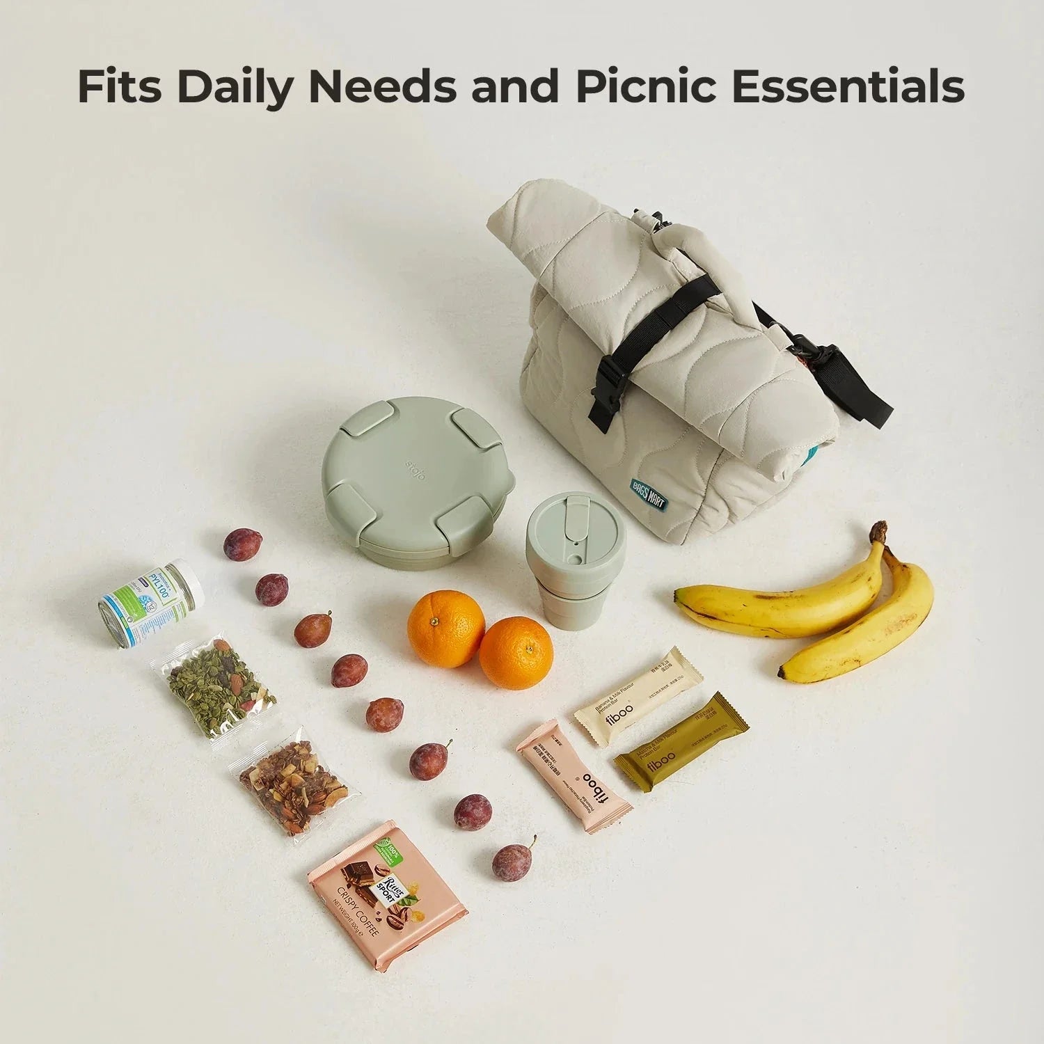 Paz Roll Top Lunch Bag