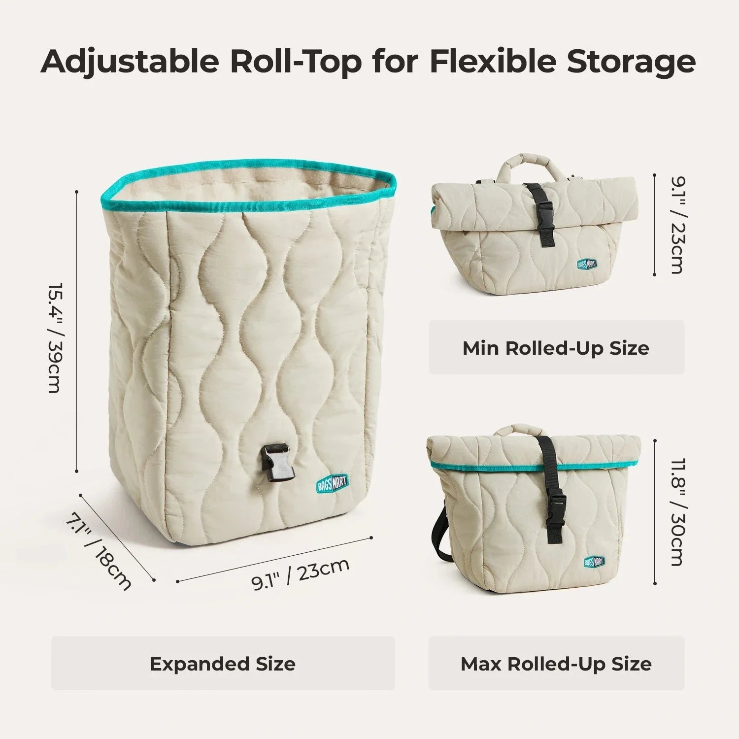 Paz Roll Top Lunch Bag
