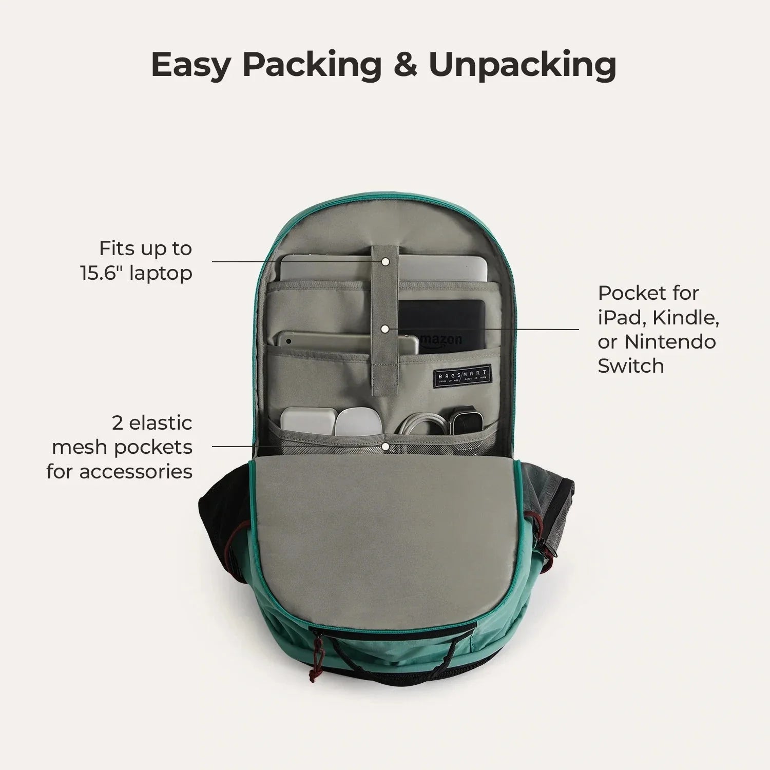 Focus 15.6" Laptop Backpack