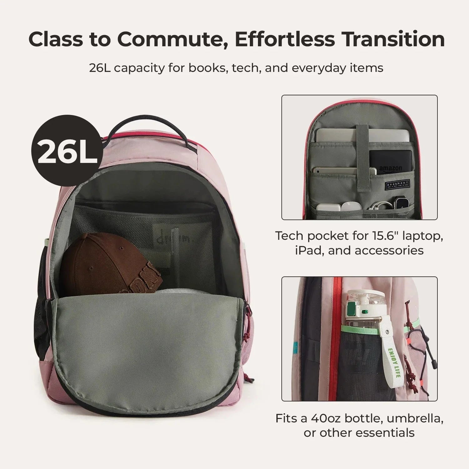 Focus 15.6" Laptop Backpack