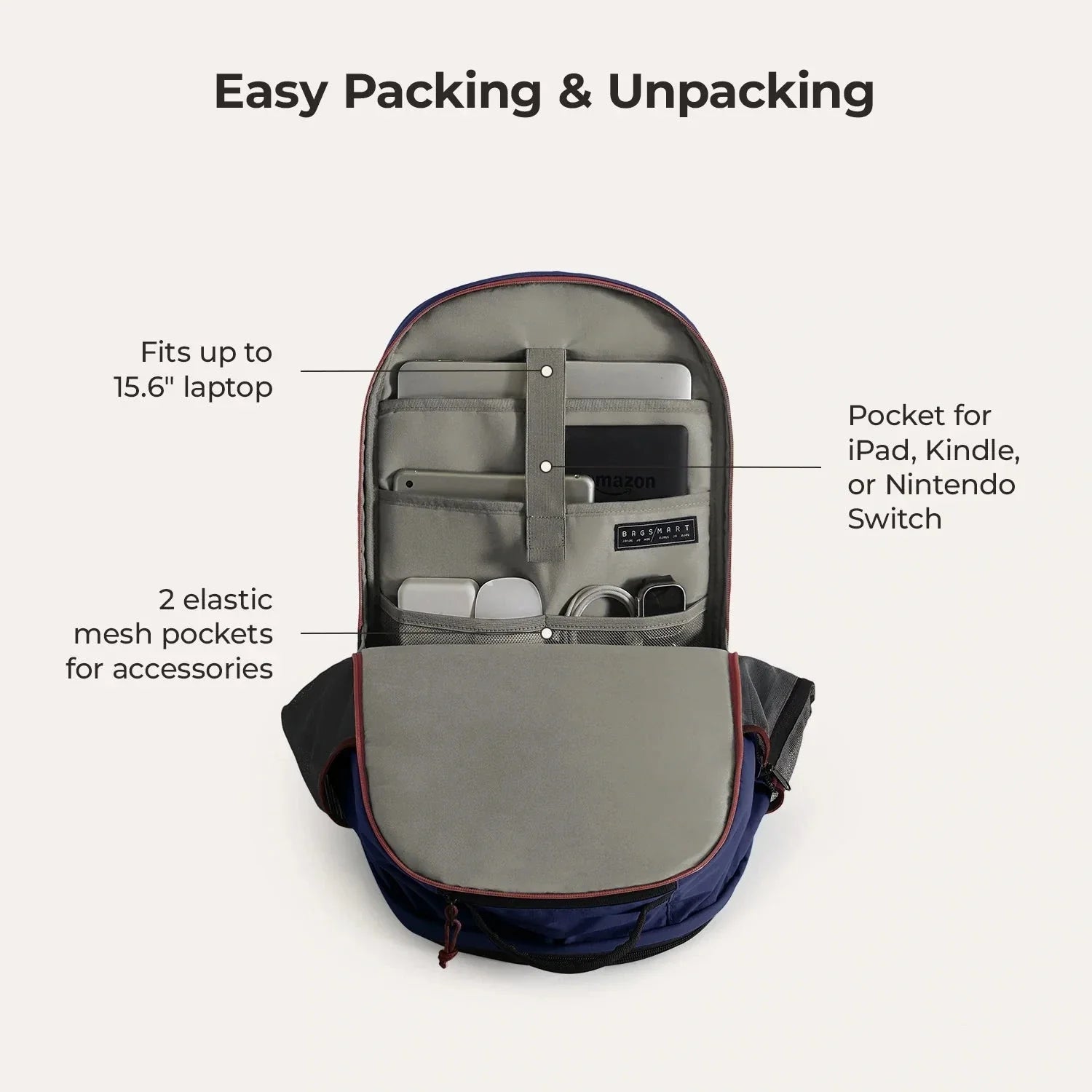 Focus 15.6" Laptop Backpack