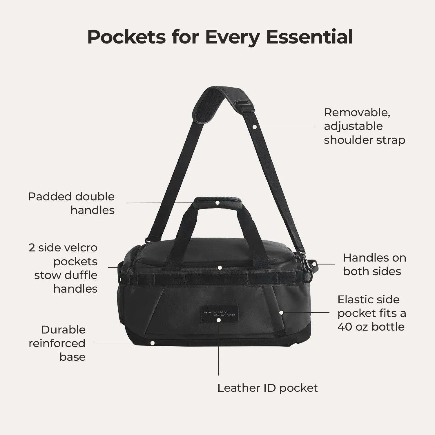 Paz 43L Duffle Backpack