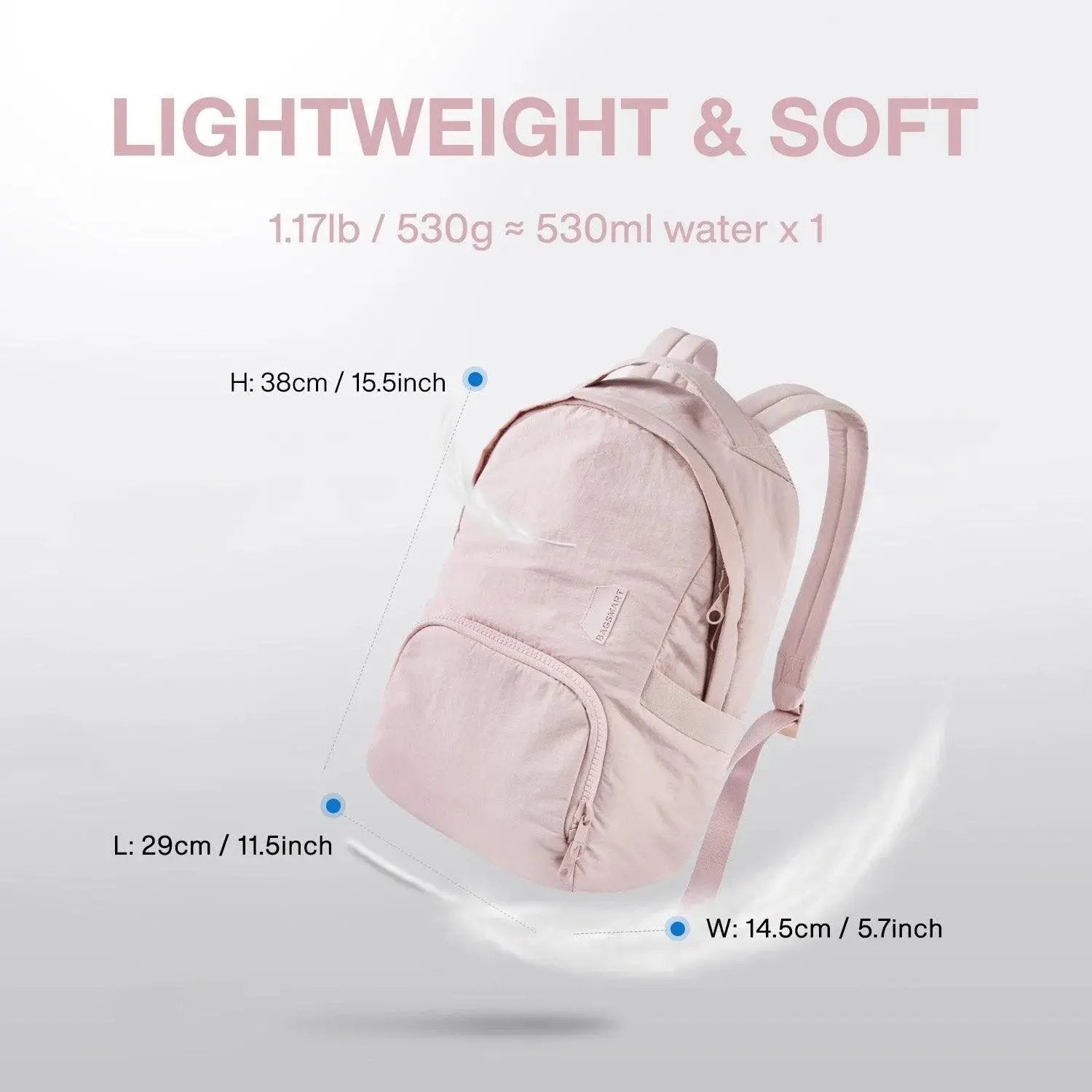 Zoraesque 14L Featherlight 13.3 Inch Backpack