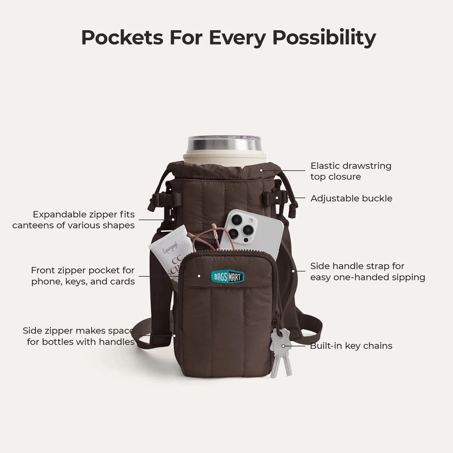 Paz Water Bottle Sling